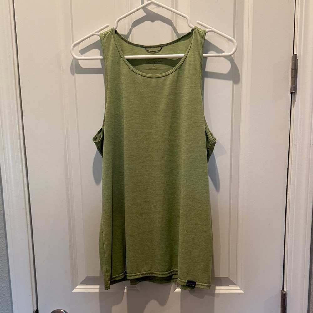 Patagonia Capilene Cool Daily Green Tank Top